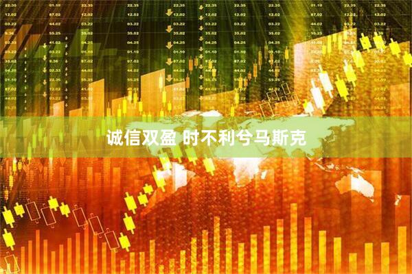诚信双盈 时不利兮马斯克